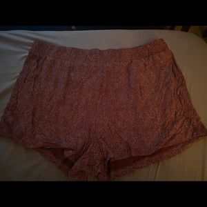 Red & White Polka Dot Shorts